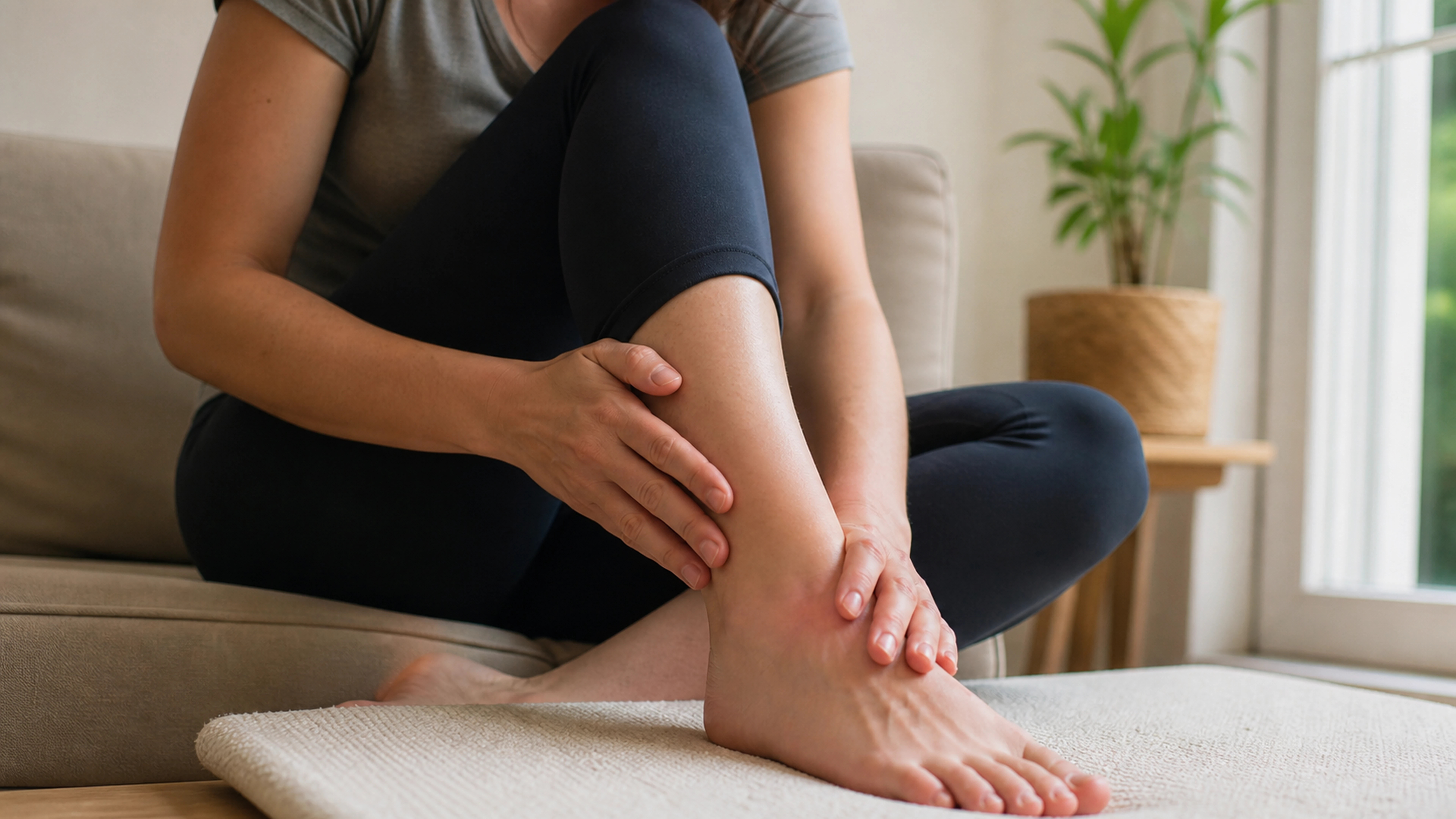 Illustration éditoriale pour l’article « Inflammation des releveurs : soulager vos douleurs au pied »